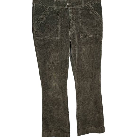 Carhartt Pants - Women's Carhartt Dark Green Corduroy Pants size 14x32